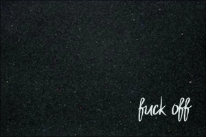 Covor de intrare personalizat - 60x40cm - F**k off - Img 3