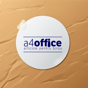 Etichete adezive personalizate 10x10cm rotundă sau pătrată