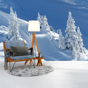 Foto tapet Heavy snow