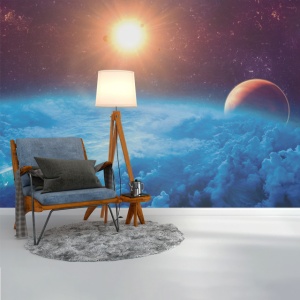 Foto tapet Sun and space