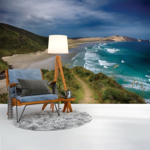 Foto tapet Wavy beach