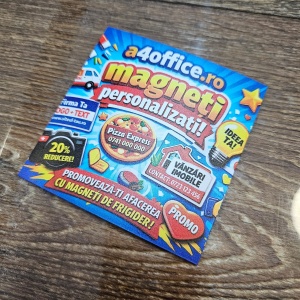 Magneți publicitari personalizați – promovare vizibilă în fiecare zi 10x10cm set 50buc - Img 3