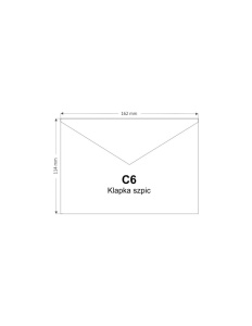 Plic Negru C6 - 114x162 mm - 10buc - Img 2