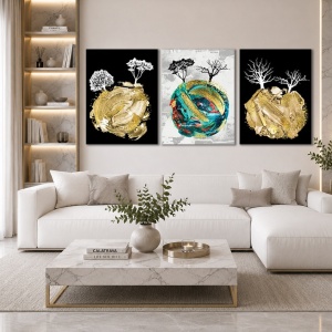 Set Tablouri Canvas - Imaginary Planet