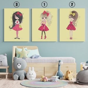 Set Tablouri Copii - Barbie Girls - Img 4