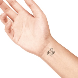 Ștampilă ceramică tatuaje temporare LaDot Cosmetics, S – Elefănțel - Img 4