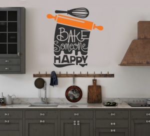 Sticker Bucatarie - Bake someone happy
