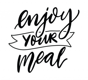 Sticker Bucatarie - Enjoy your meal - Img 2