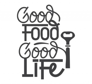 Sticker Bucatarie - Good food, good life (bottle opener) - Img 3