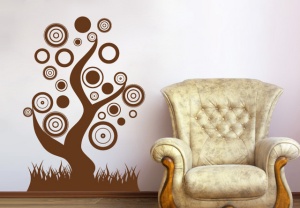 Sticker De Perete Arbore Abstract - Img 3