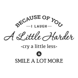 Sticker de Perete Because Of You - Img 3