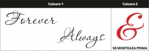 Sticker De Perete Forever & Always - Img 5