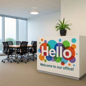 Sticker De Perete Hello Office