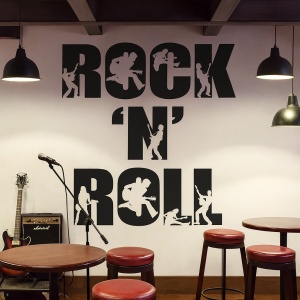 Sticker Rock'n Roll Band