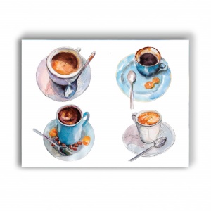 Tablou Bucatarie - Coffee Lovers - Img 2