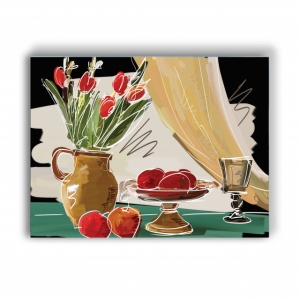 Tablou Bucatarie - Lalele Si Fructe - Img 3