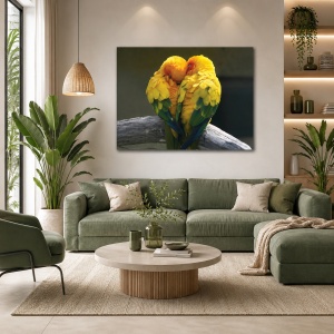 Tablou Canvas Birds In Love