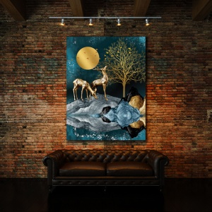 Tablou Canvas Golden Nocturna - Img 4