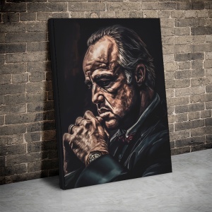 Tablou Canvas Inspirațional - Introspection (The Godfather)