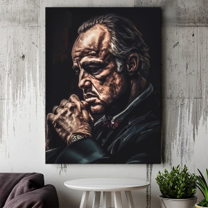 Tablou Canvas Inspirațional - Introspection (The Godfather) - Img 3