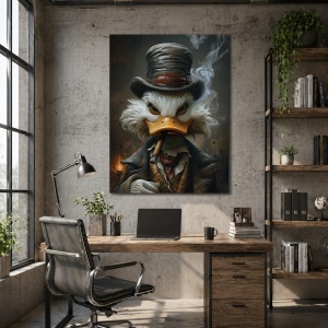 Tablou Canvas Inspirațional - Realistic Scrooge McDuck