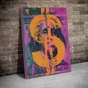 Tablou Canvas Inspirațional - The Face of the Dollar - Img 2