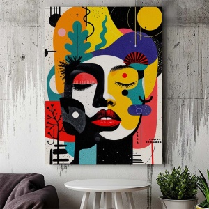 Tablou Canvas Modern Abstract - Urban art portrait