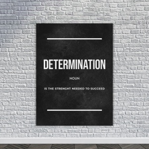 Tablou Canvas Motivational - Determination (definition) - Img 4