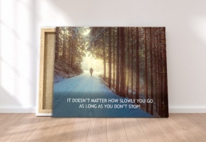 Tablou Canvas Motivational - Just Walk! - Img 5