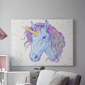 Tablou Canvas Painted Unicorn 01