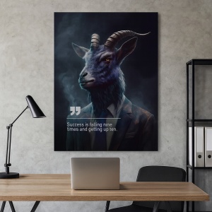 Tablou Canvas Personalizat - Business Animals - Antilope