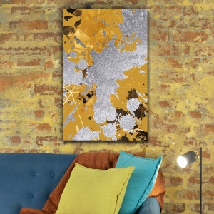 Tablou canvas - Silver and Yellow (ZAZ 002) - Img 5