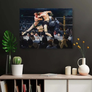 Tablou Canvas "Stag Night At Sharkeys" - Luptători la Sharkey’s
