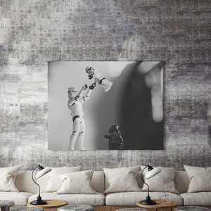 Tablou Canvas Stormtroopers And Darth Vader - Img 3