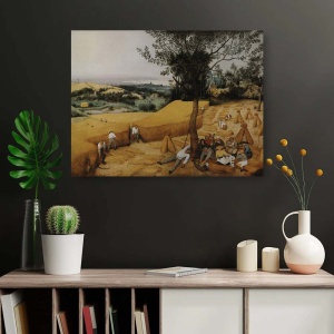 Tablou Canvas "The Harvesters" - Recolta de grâu