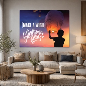 Tablou Motivational - Anything Is Possible