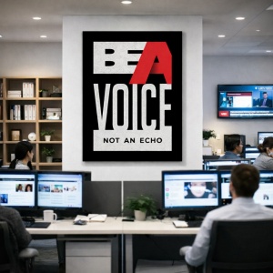 Tablou Motivational - Be a voice