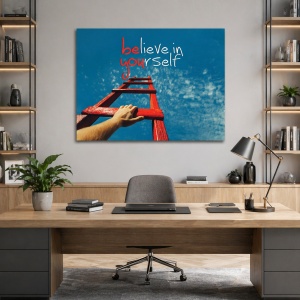 Tablou Motivational - Believe in yourself (scara)