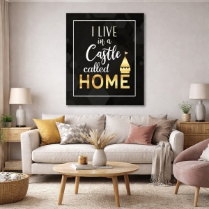 Tablou Motivational - Castle called home