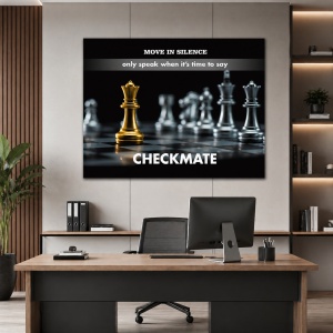 Tablou Motivational - Checkmate