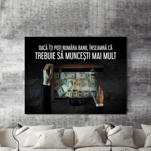 Tablou Motivational - Daca Iti Poti Numara Banii - Img 2