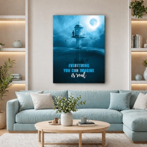 Tablou Motivational - Everything You Can Imagine