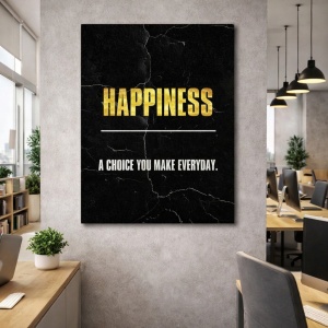 Tablou Motivational - Happiness