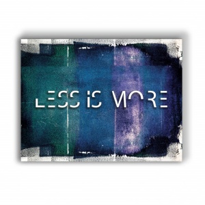 Tablou Motivational - Less Is More - Img 4