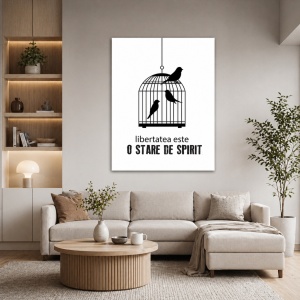 Tablou Motivational - Libertatea Este O Stare De Spirit