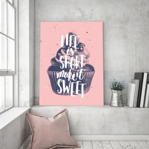 Tablou Motivational - Life Is Short - Img 3