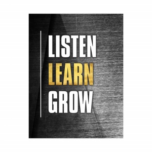 Tablou Motivational - Listen learn grow - Img 3