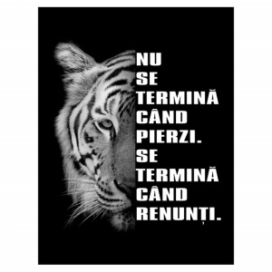 Tablou Motivational - Nu Se Termina Cand Pierzi - Img 4