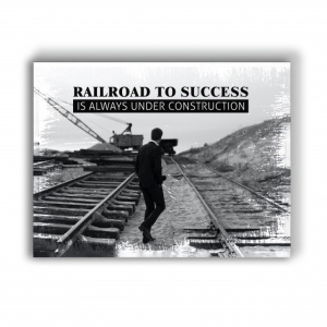 Tablou Motivational - Railroad To Success - Img 4