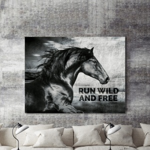 Tablou Motivational - Run Wild And Free - Img 2